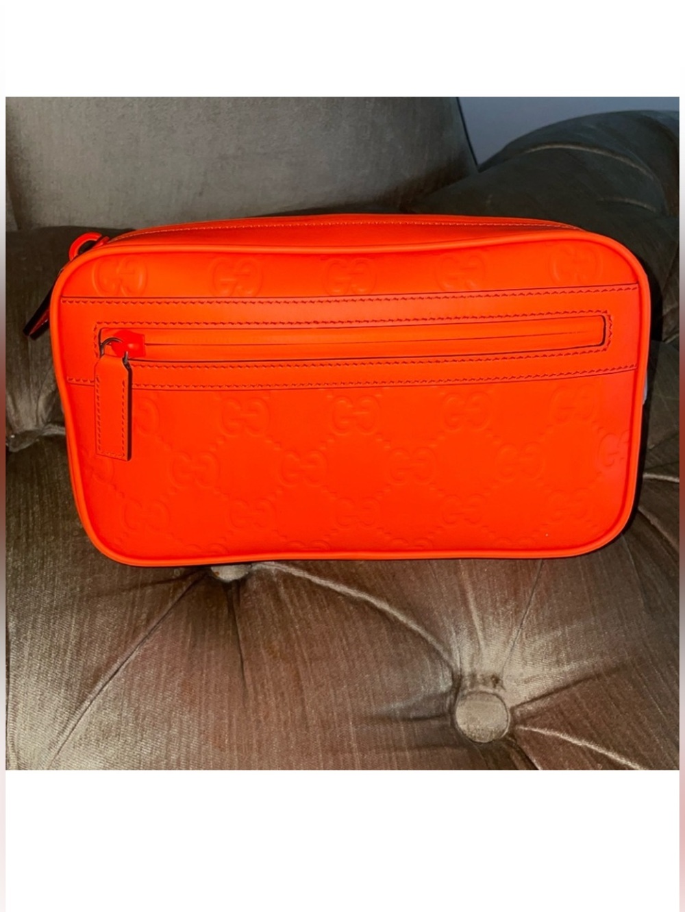 New Gucci GG rubber effect belt bag (unisex)  or cross body